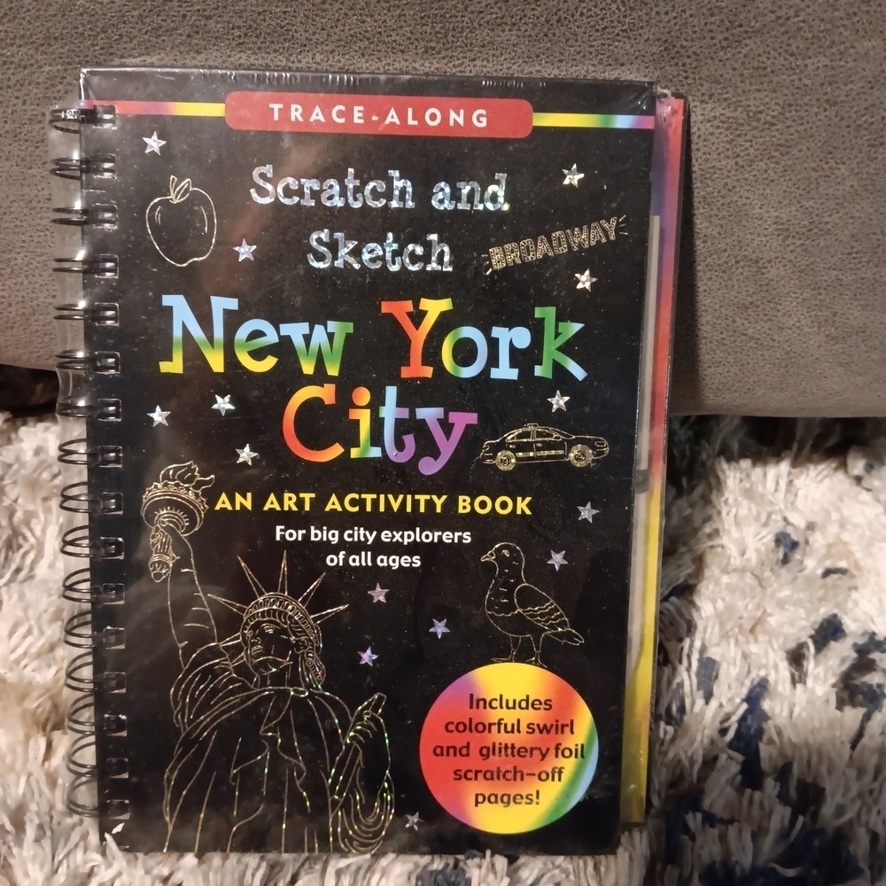 New York City Scratch and Sketch Book
